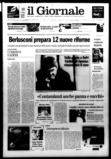 Il giornale : quotidiano del mattino